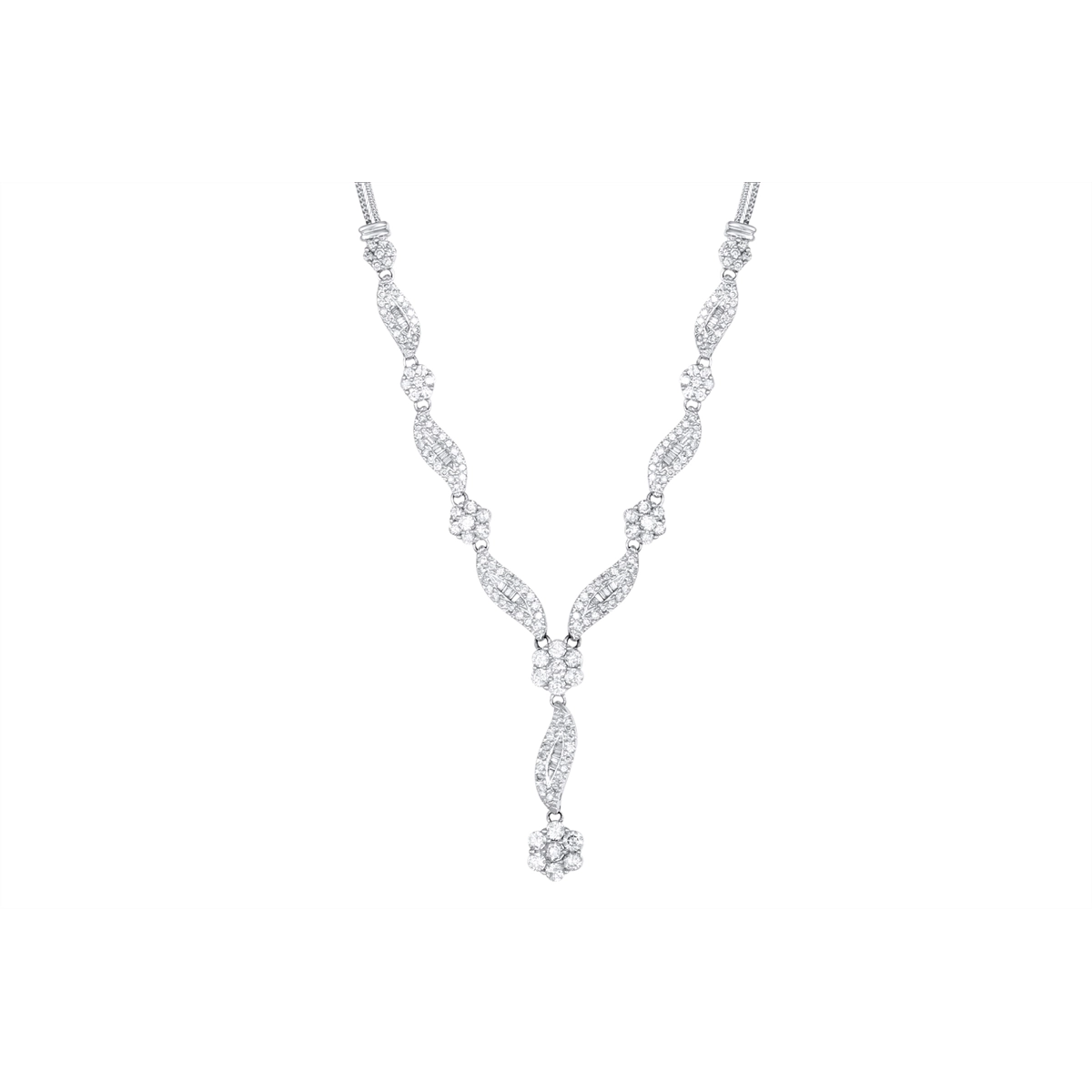 Necklaces Necklaces in White Gold containing Diamond 449632