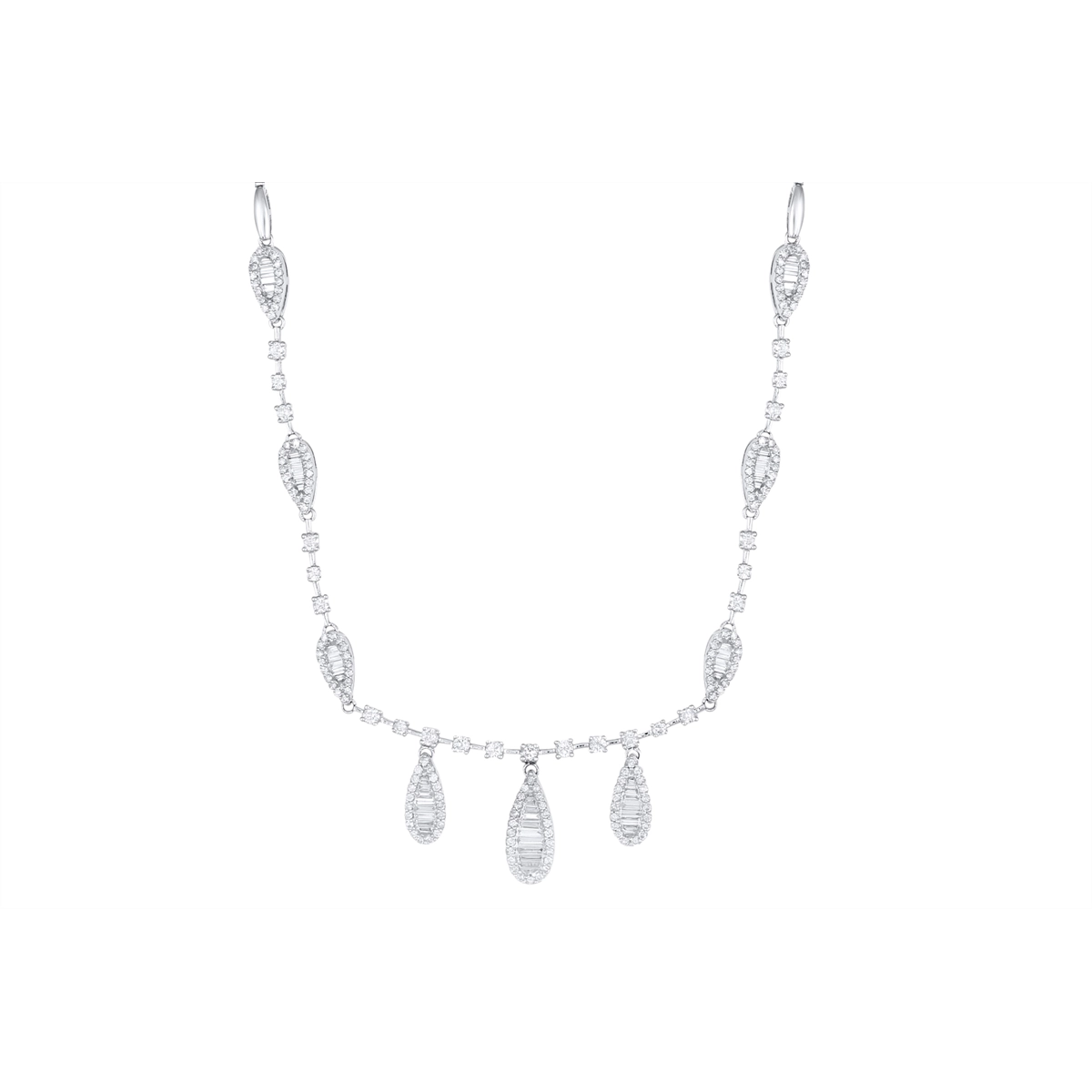 Necklaces Necklaces in White Gold containing Diamond 449633