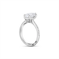 Tacori Engagement Rings in White Gold containing Diamond HT 2581 MQ 13.5X6.5 W