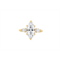 Tacori Engagement Rings in Yellow Gold containing Diamond 2685 2.2 MQ 14.5X7.25 Y