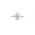 Tacori Engagement Rings in White Gold containing Diamond 2668 MQ 12X6 W