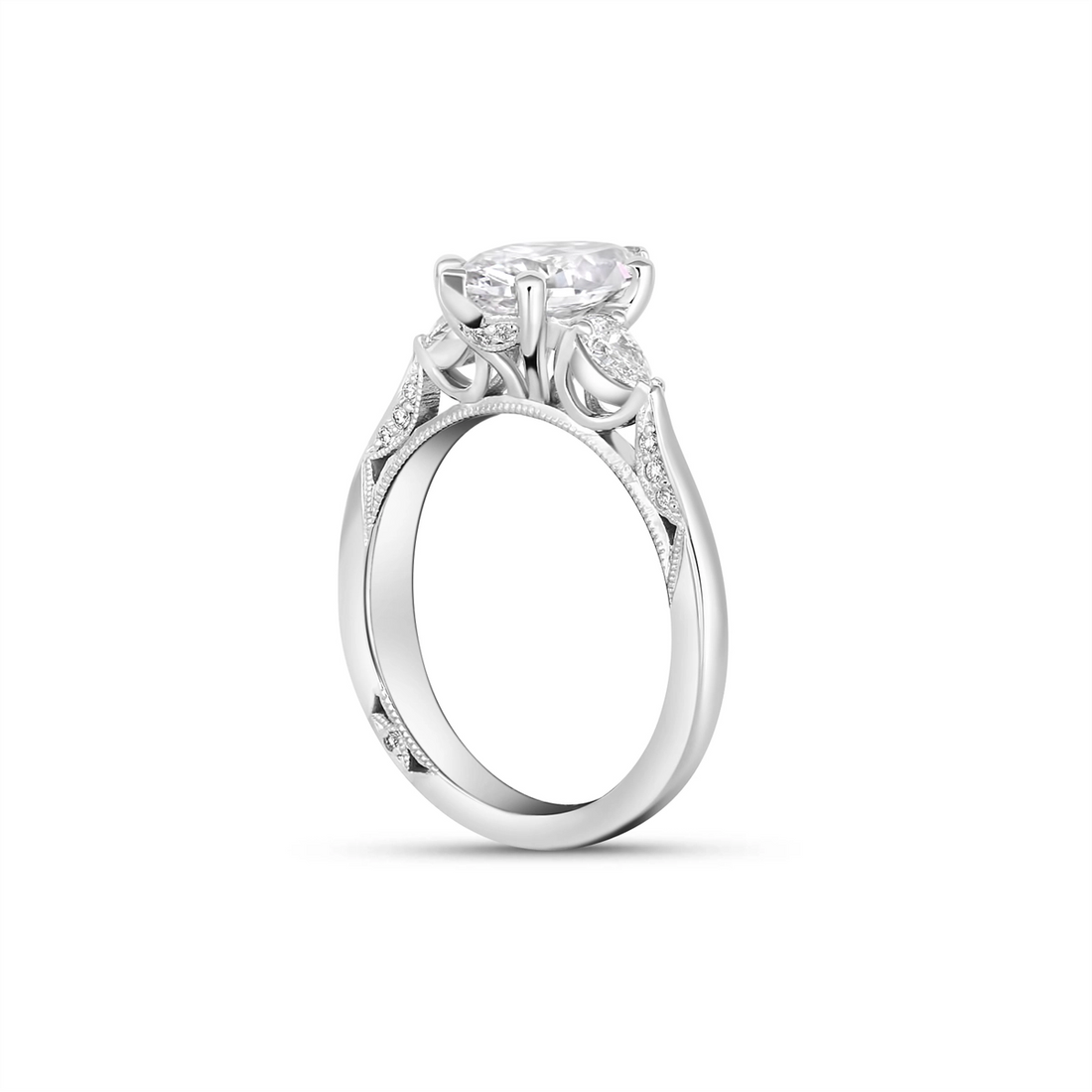 Tacori Engagement Rings in White Gold containing Diamond 2668 MQ 12X6 W