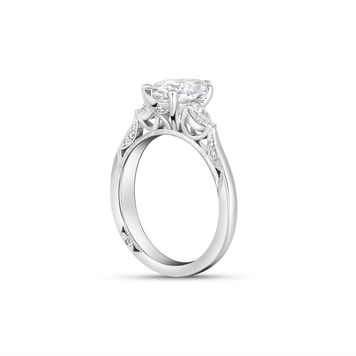 Tacori Engagement Rings in White Gold containing Diamond 2668 MQ 12X6 W