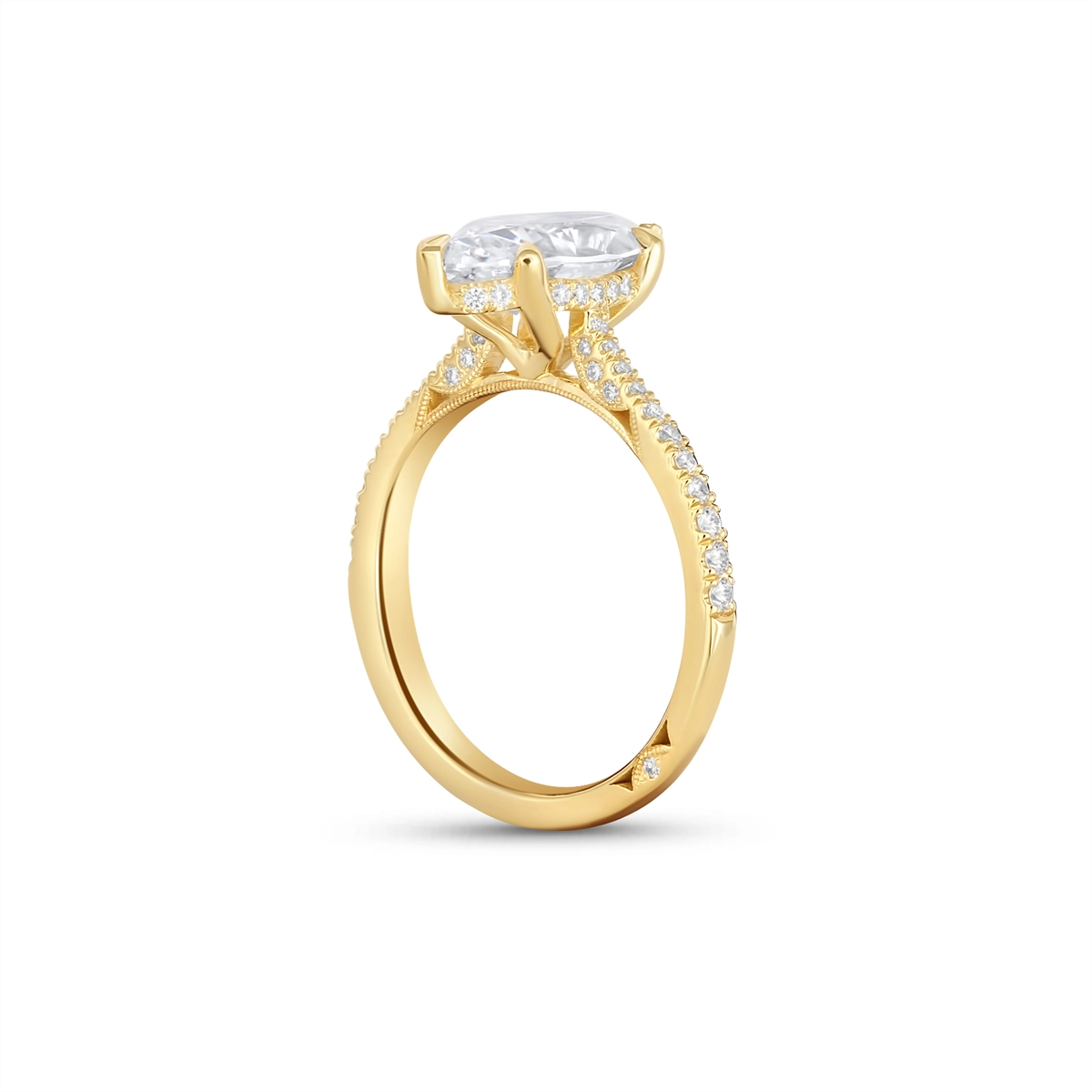 Tacori Engagement Rings in Yellow Gold containing Diamond 2671 MQ 14X7 Y