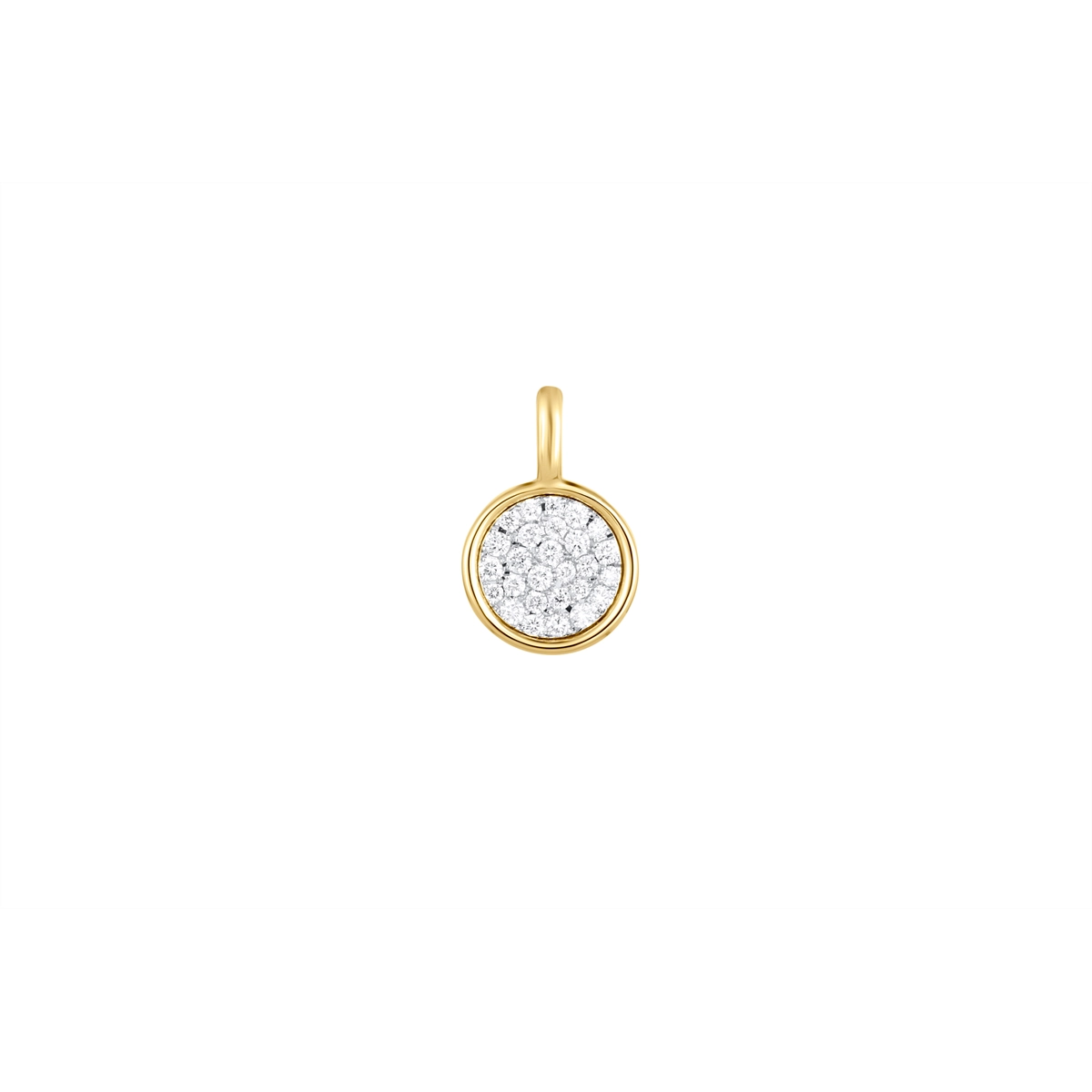 Doves Pendants in Mixed Metals containing Diamond P11339TT
