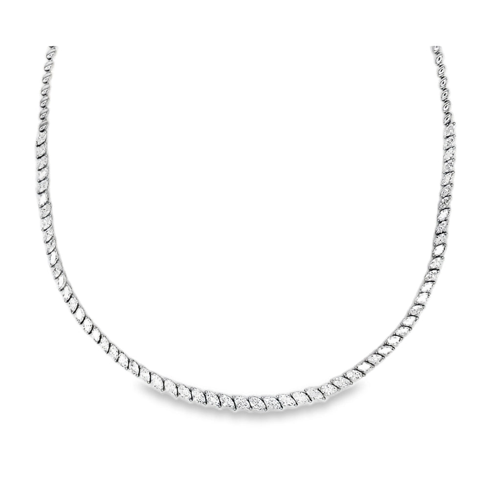 Necklaces Necklaces in White Gold containing Diamond 449798
