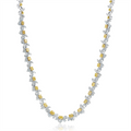Necklaces Necklaces in Mixed Metals containing Diamond 449800