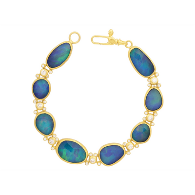 Gurhan Bracelets in Yellow Gold containing Opal, Multi-gemstone, Diamond OKB-YG-ETO-24631-75