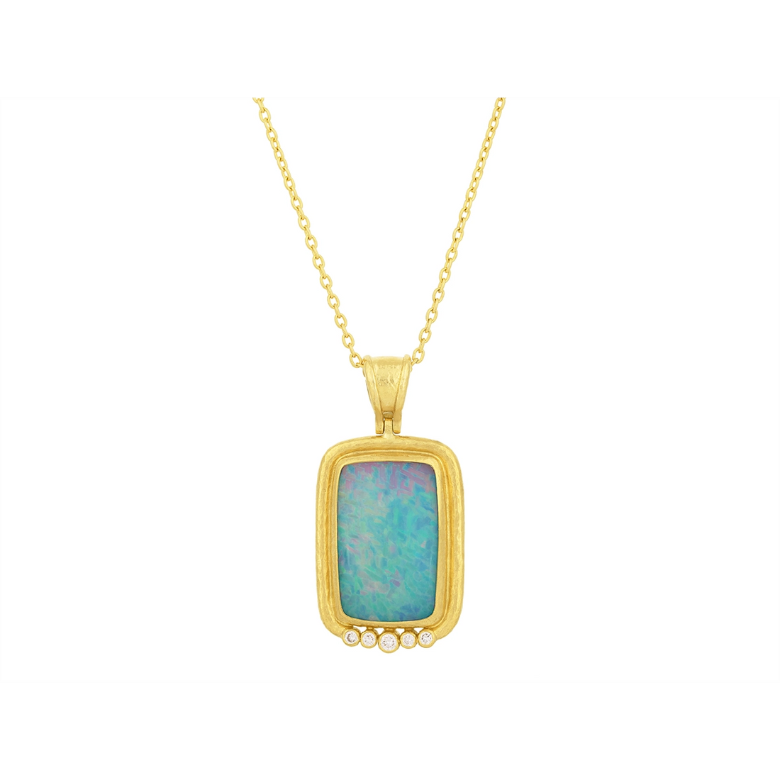 Gurhan Pendants in Yellow Gold containing Opal, Multi-gemstone, Diamond OKN-YG-ETO-26174-18
