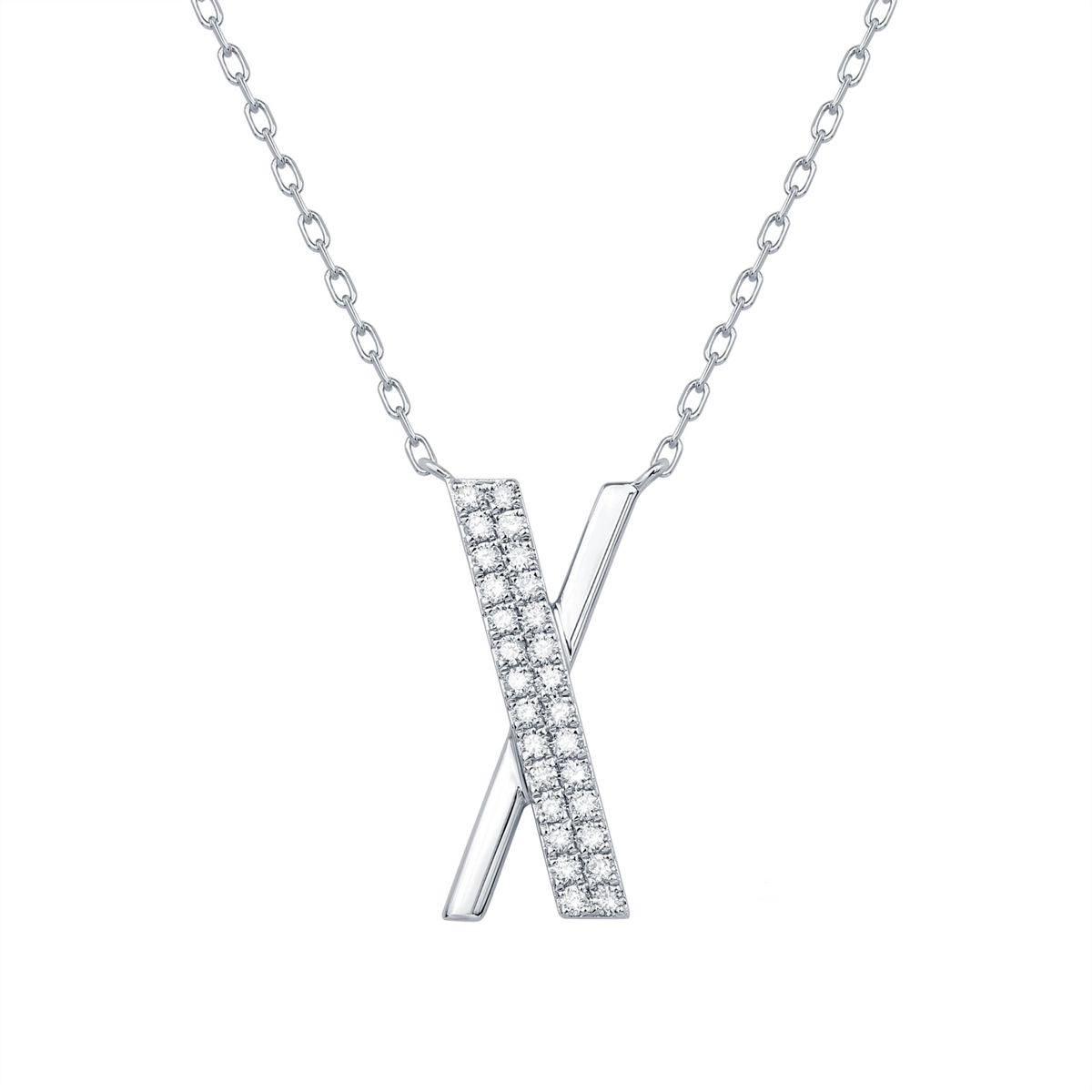 Necklaces Necklaces in White Gold containing Diamond 449845