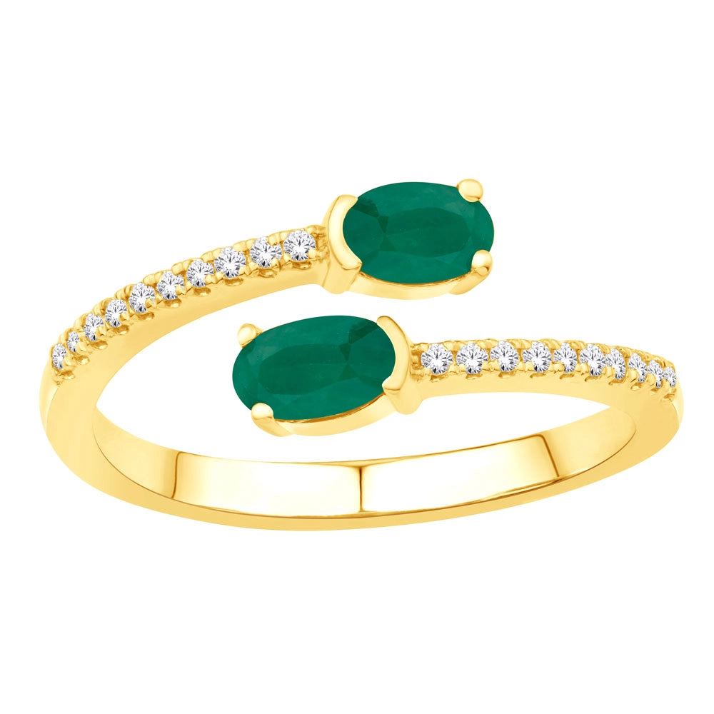 Rings Rings in Yellow Gold containing Multi-gemstone, Diamond, Emerald 449899