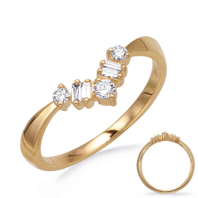 Wedding Bands Wedding Rings in Yellow Gold containing Diamond 449913