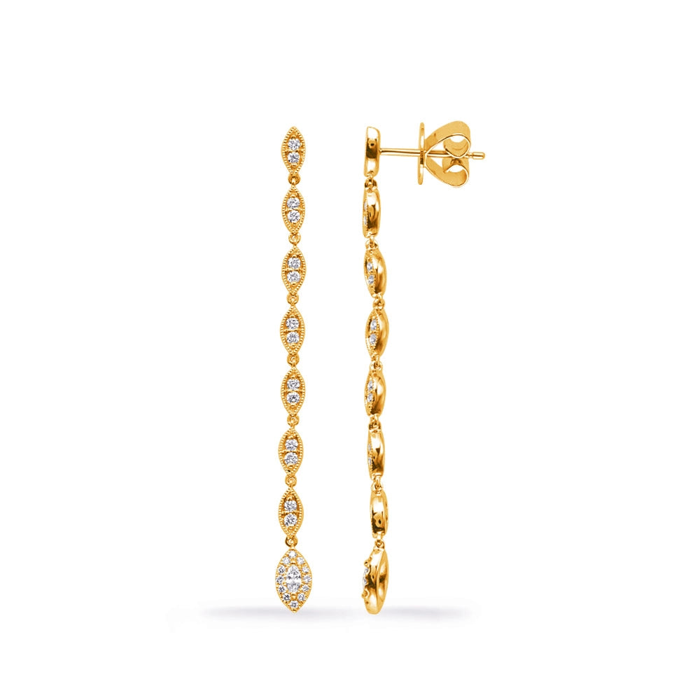 Earrings Earrings in Yellow Gold containing Diamond 449920