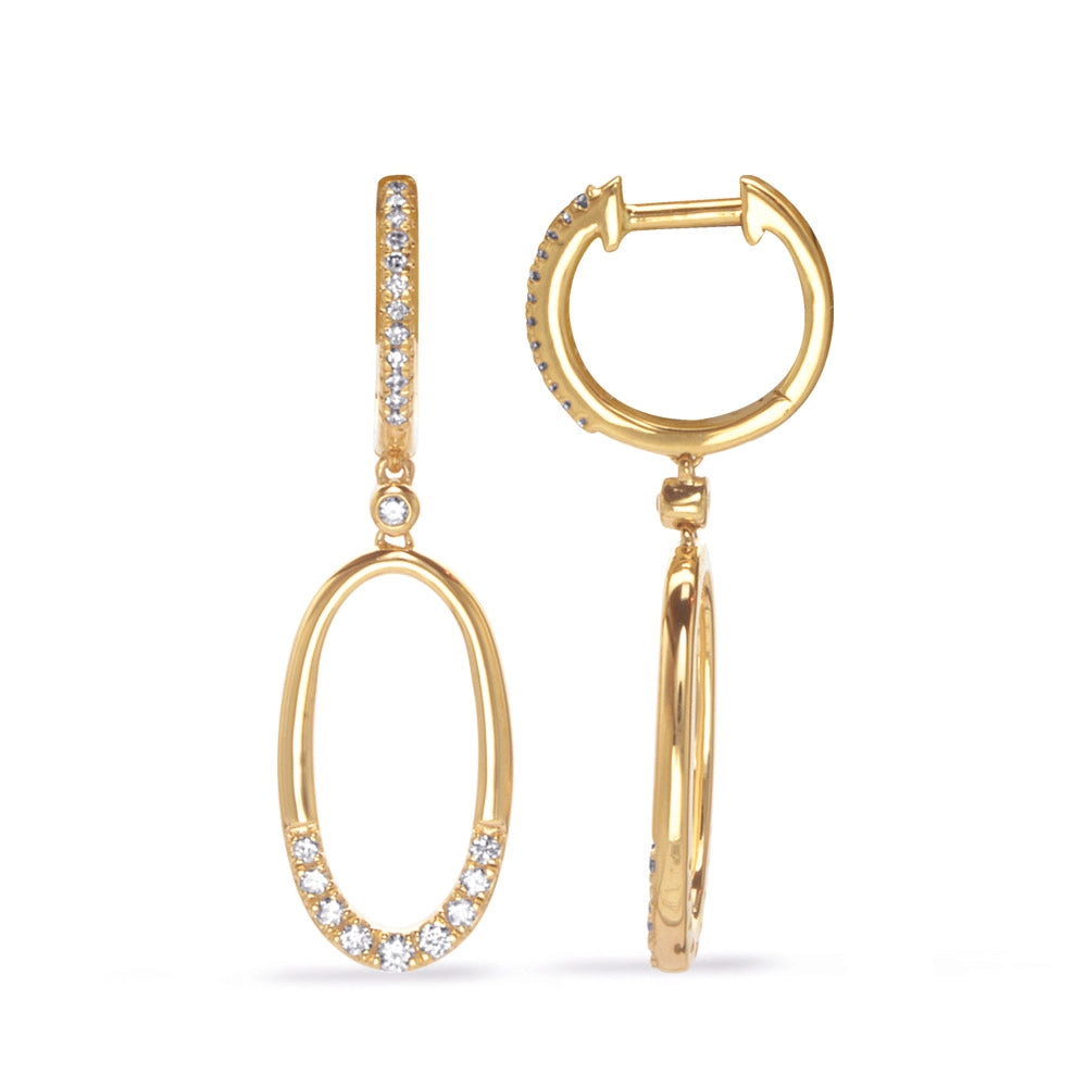 Earrings Earrings in Yellow Gold containing Diamond 449921
