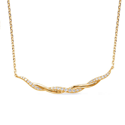 Necklaces Necklaces in Yellow Gold containing Diamond 449941