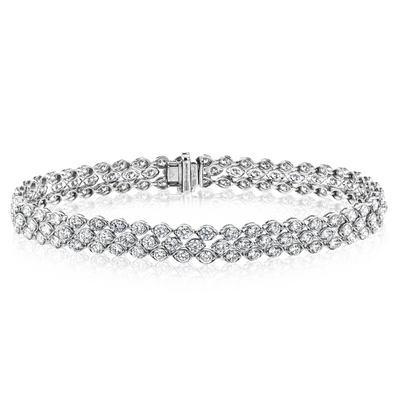 Simon G Bracelets in White Gold containing Diamond LB2258