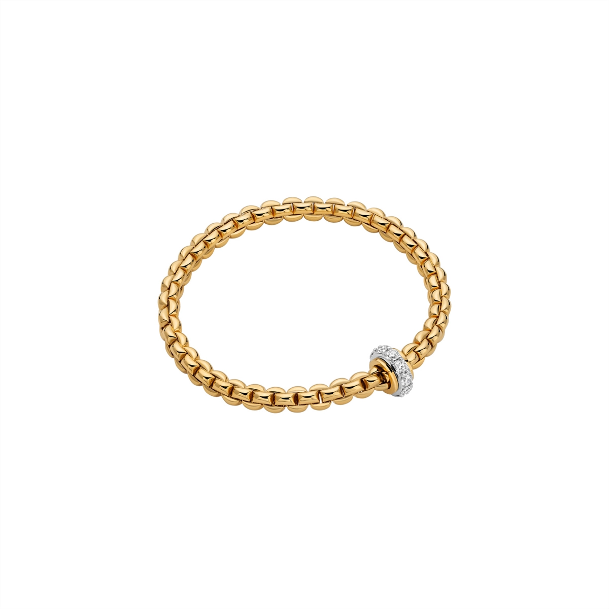 FOPE Bracelets in Yellow Gold containing Diamond 72910BX_BB_G_XGX_00M