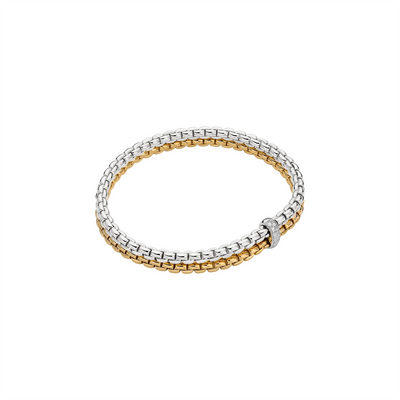 FOPE Bracelets in Mixed Metals containing Diamond 75501BX_BB_2_XBX_00M