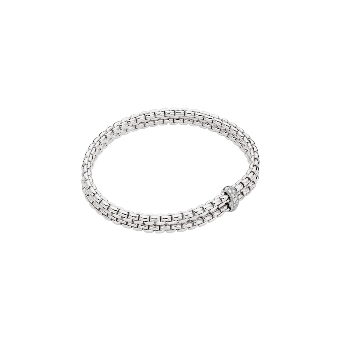 FOPE Bracelets in White Gold containing Diamond 75501BX_BB_B_XBX_00M