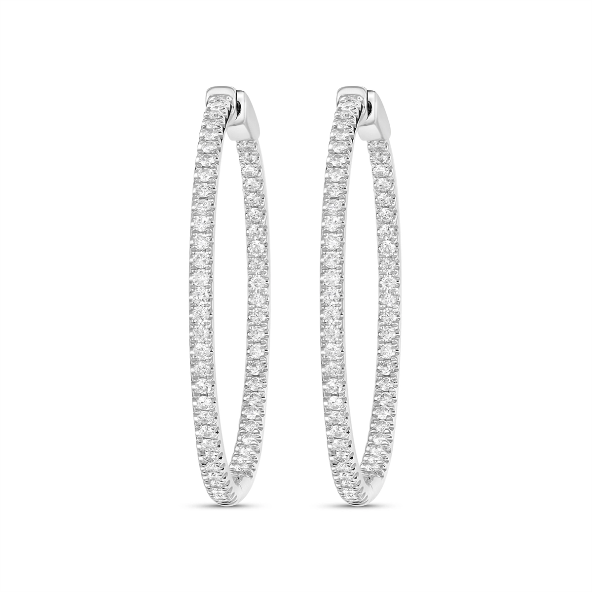 Earrings Earrings in White Gold containing Diamond 450033