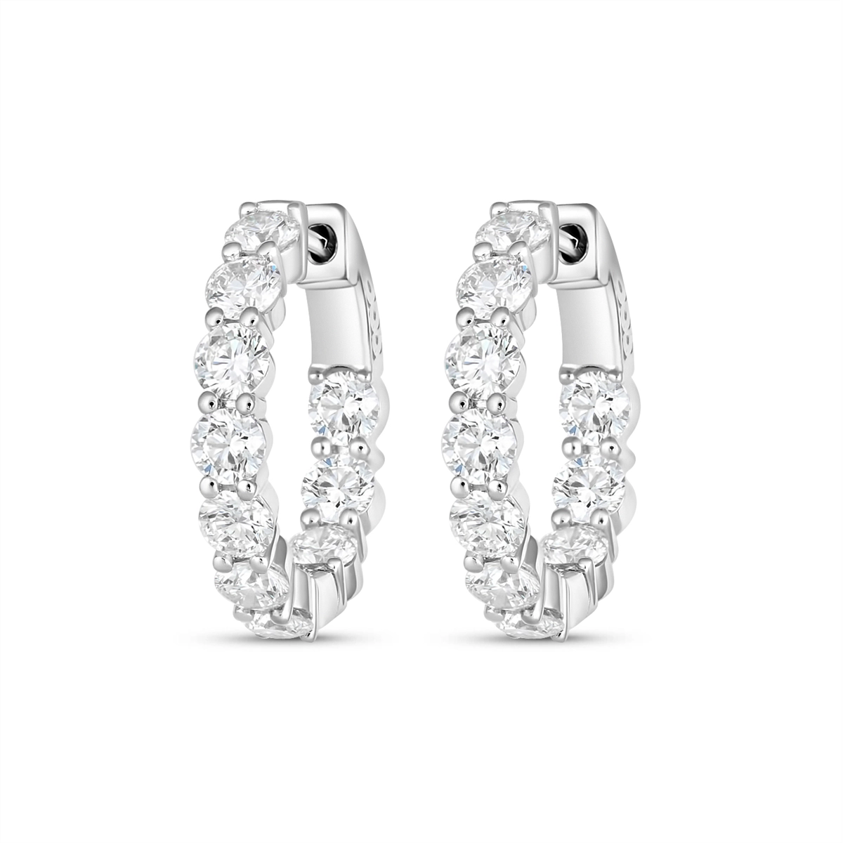 Earrings Earrings in White Gold containing Diamond 450042