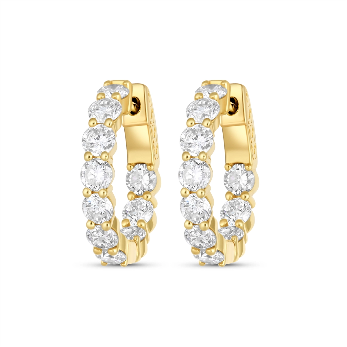 Earrings Earrings in Yellow Gold containing Diamond 450043