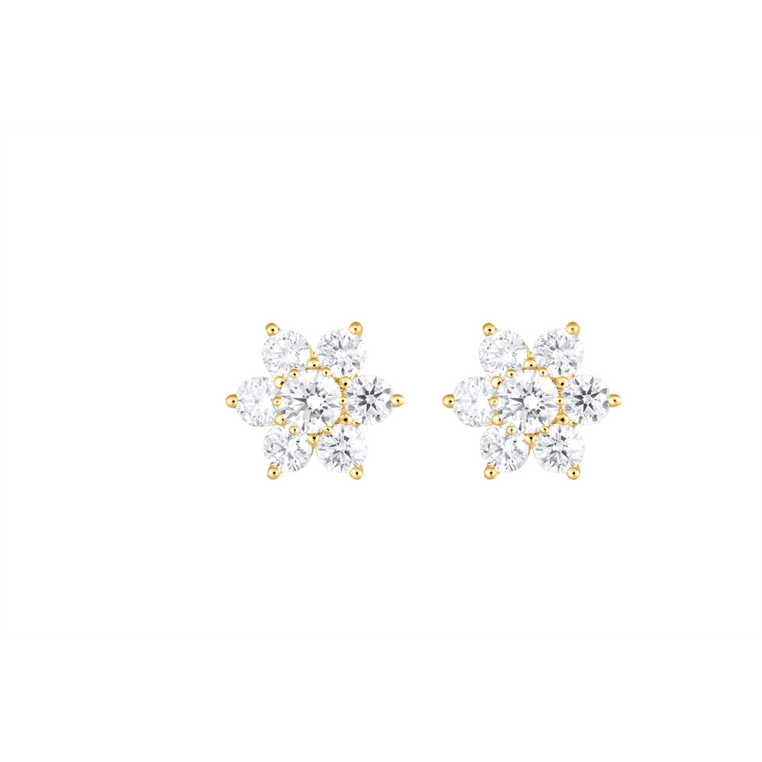 Earrings Earrings in Yellow Gold containing Diamond 450046