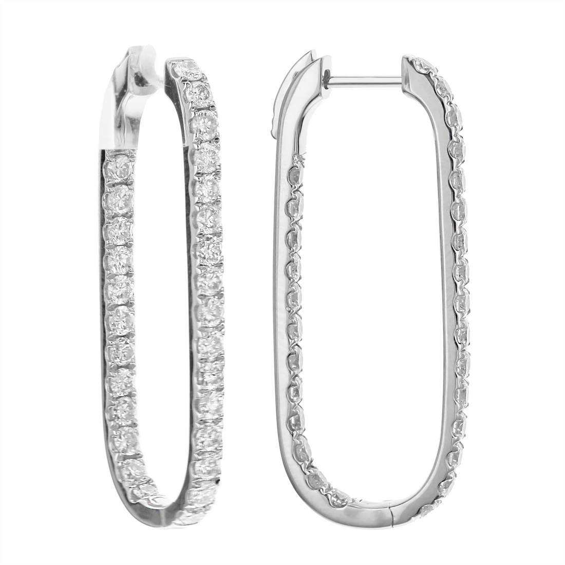 Earrings Earrings in White Gold containing Diamond 450047