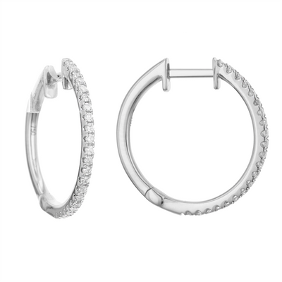 Earrings Earrings in White Gold containing Diamond 450049