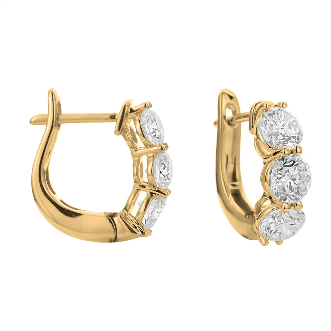 Earrings Earrings in Yellow Gold containing Diamond 450052