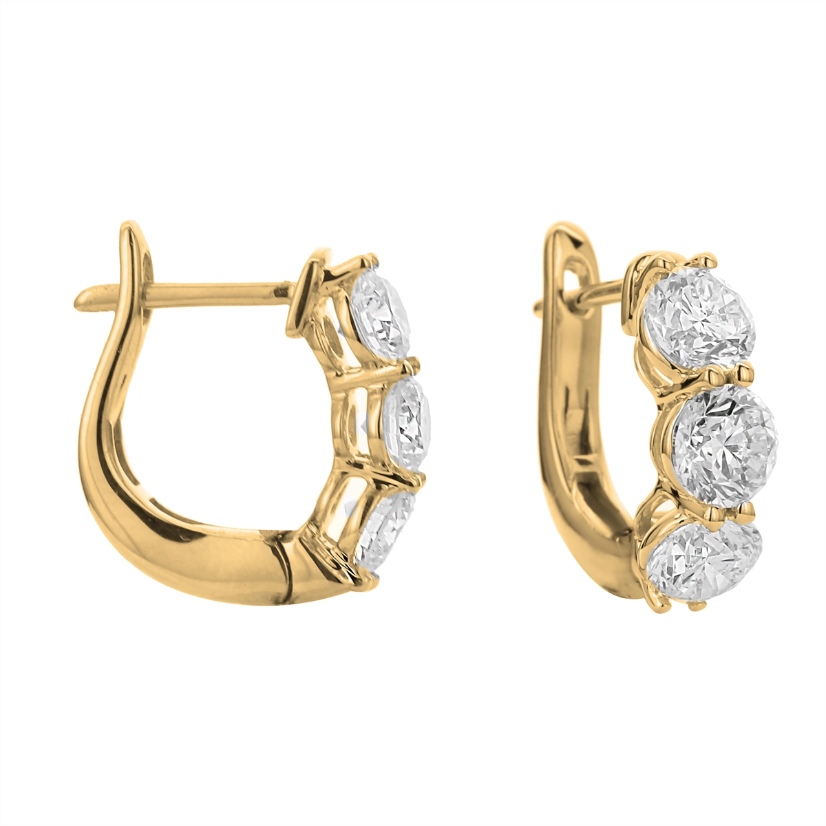 Earrings Earrings in Yellow Gold containing Diamond 450052