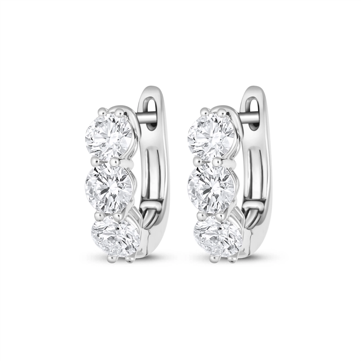 Earrings Earrings in White Gold containing Diamond 450053