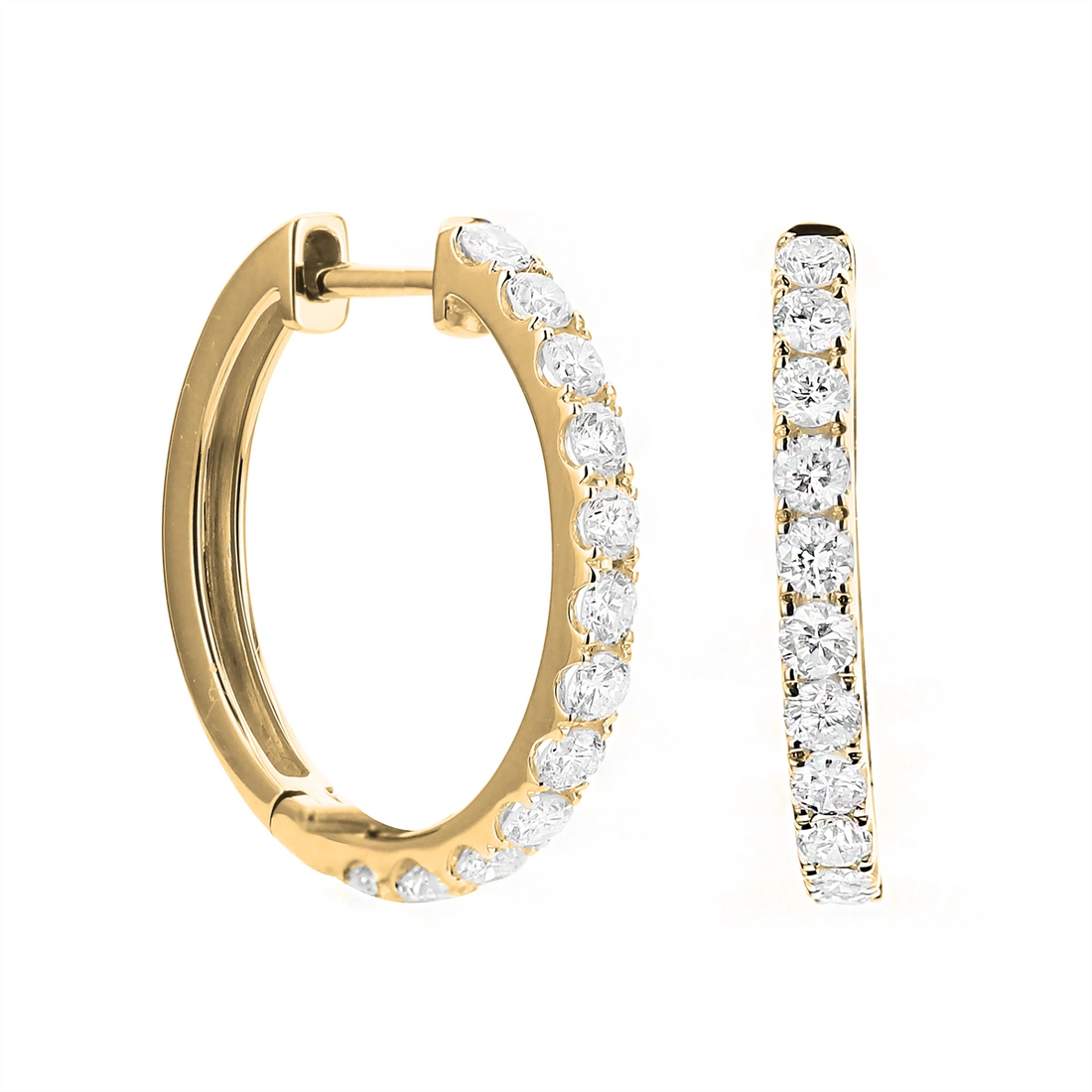 Earrings Earrings in Yellow Gold containing Diamond 450060
