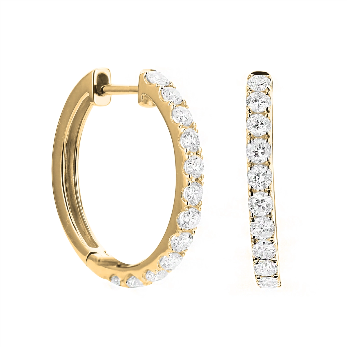 Earrings Earrings in Yellow Gold containing Diamond 450060