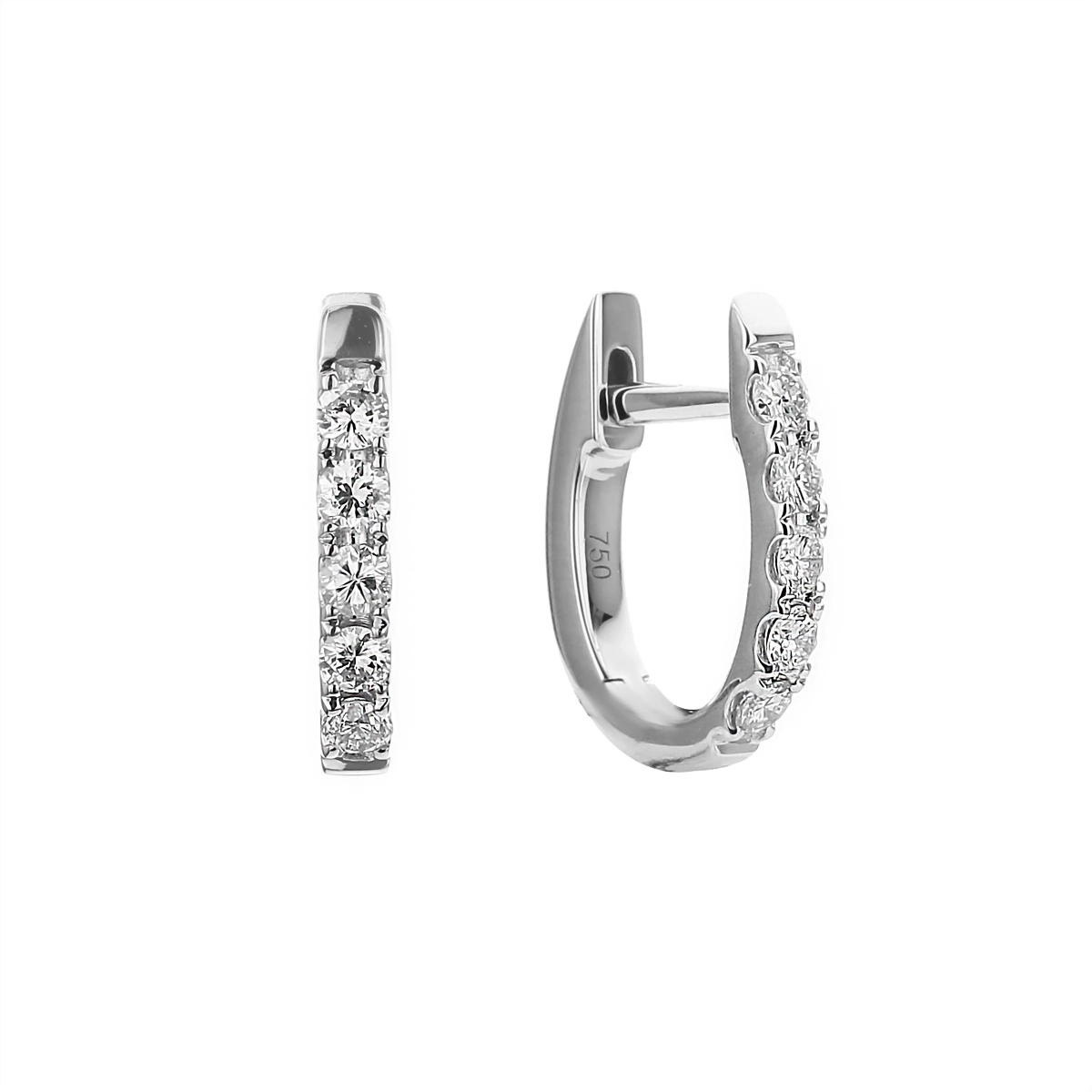 Earrings Earrings in White Gold containing Diamond 450061