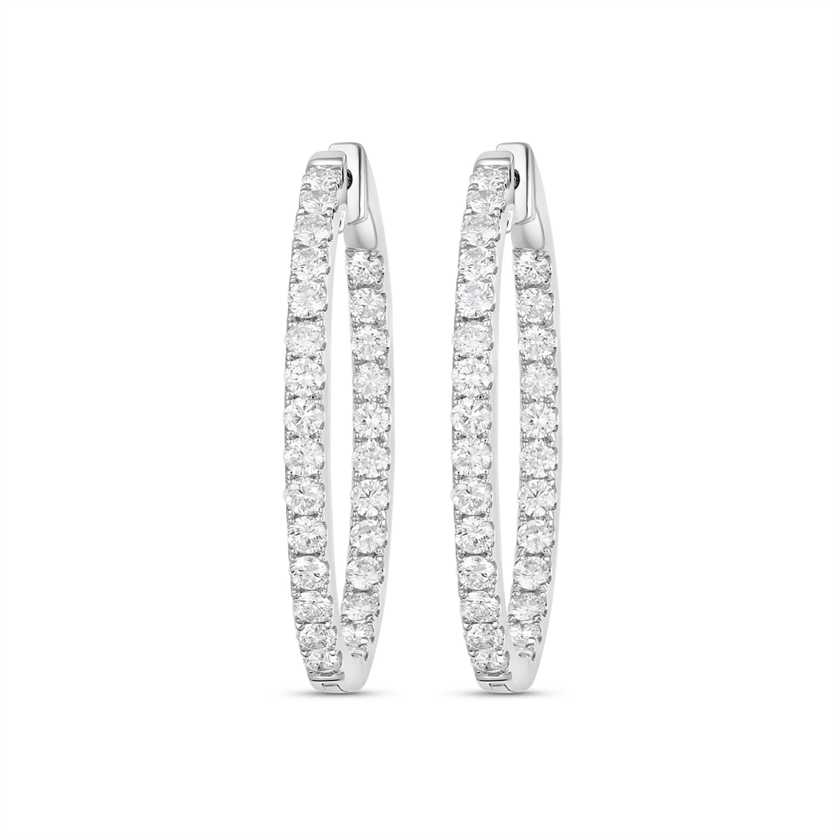 Earrings Earrings in White Gold containing Diamond 450066