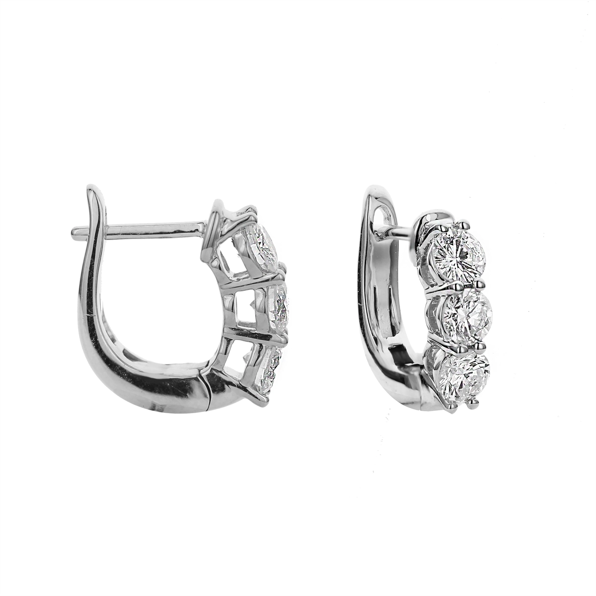 Earrings Earrings in White Gold containing Diamond 450069