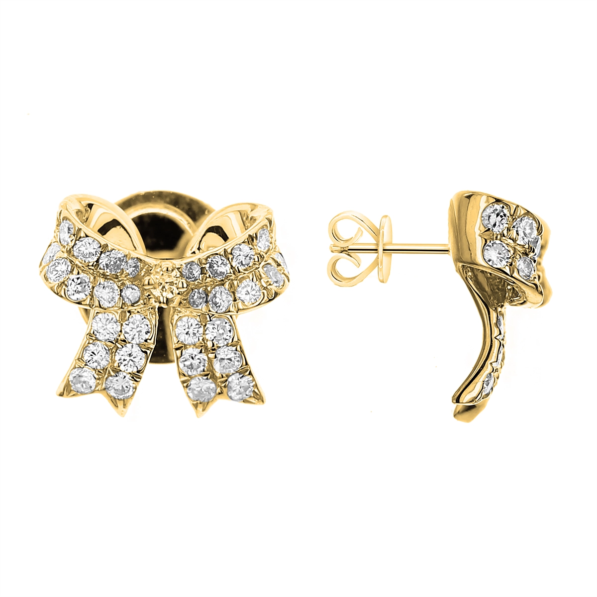 Earrings Earrings in Yellow Gold containing Diamond 450073