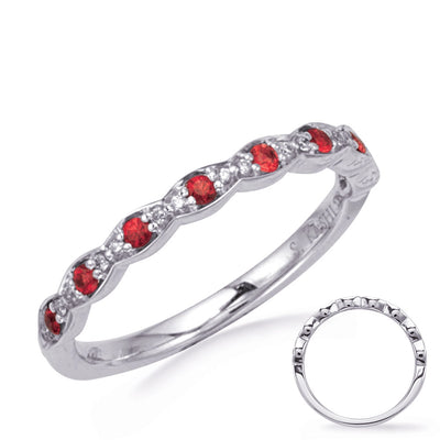 Rings Rings in White Gold containing Multi-gemstone, Diamond, Ruby 450103