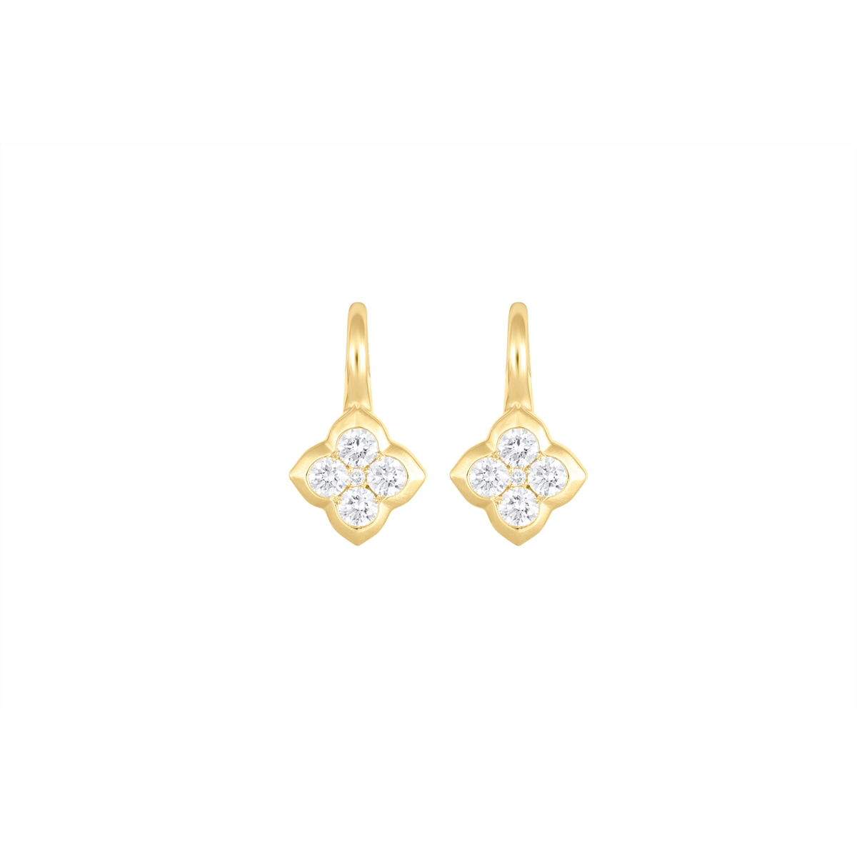 Frederic Sage Earrings in Yellow Gold containing Diamond E28291S-4-YG