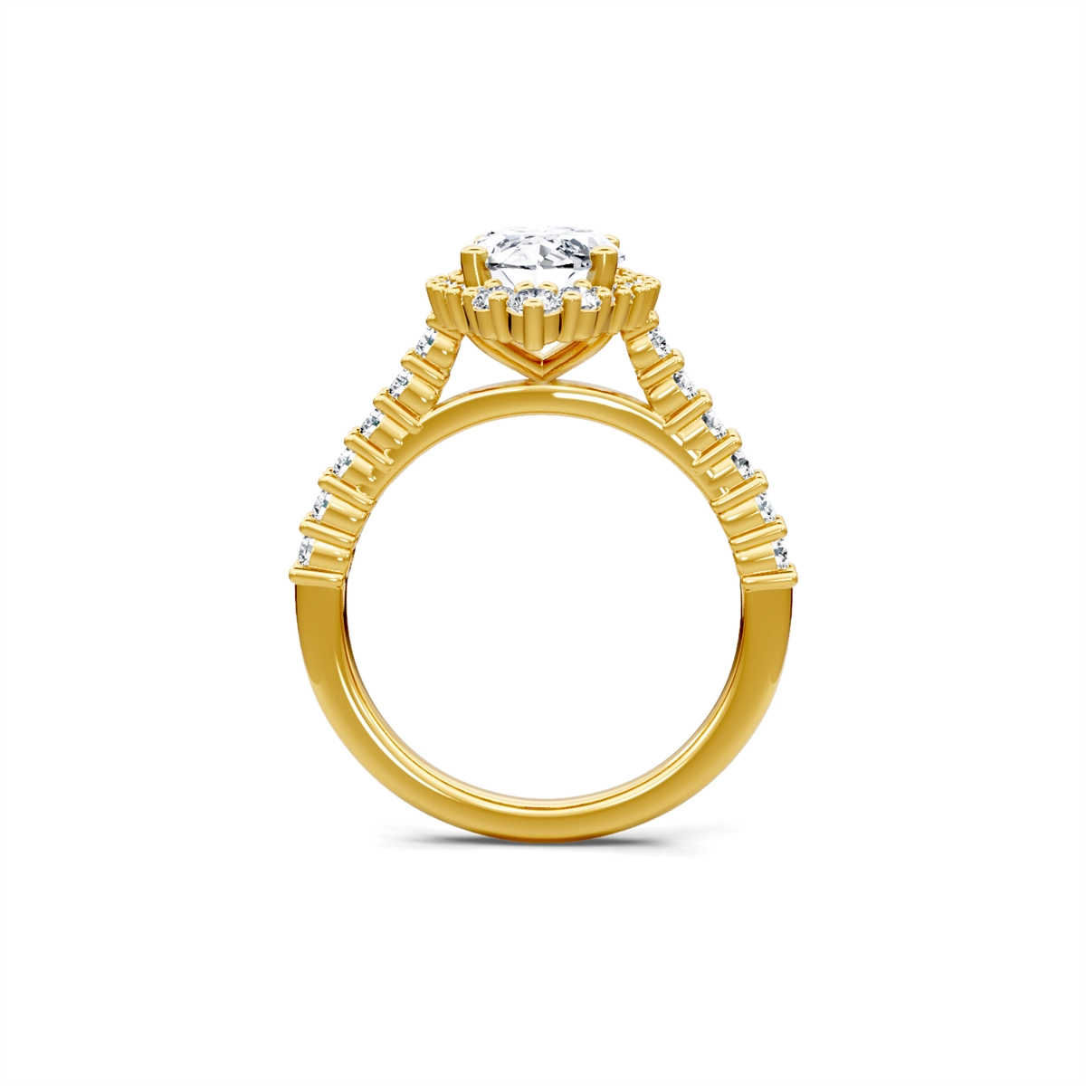 Engagement Collections Engagement Rings in Yellow Gold containing Diamond 450307