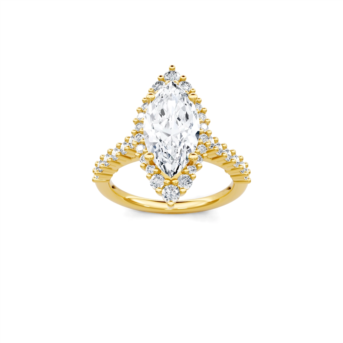 Engagement Collections Engagement Rings in Yellow Gold containing Diamond 450307