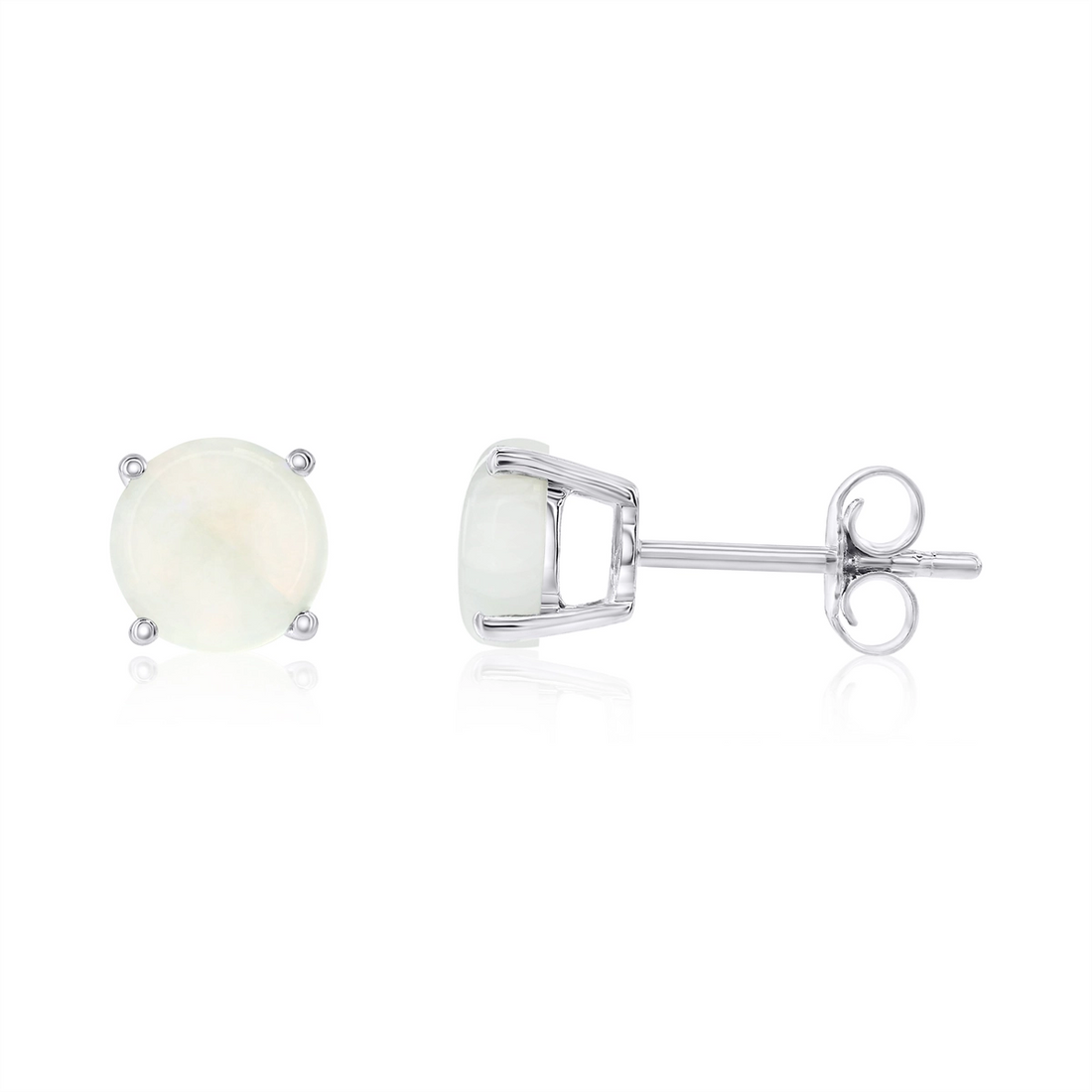 Earrings Earrings in White Gold containing Opal 450312