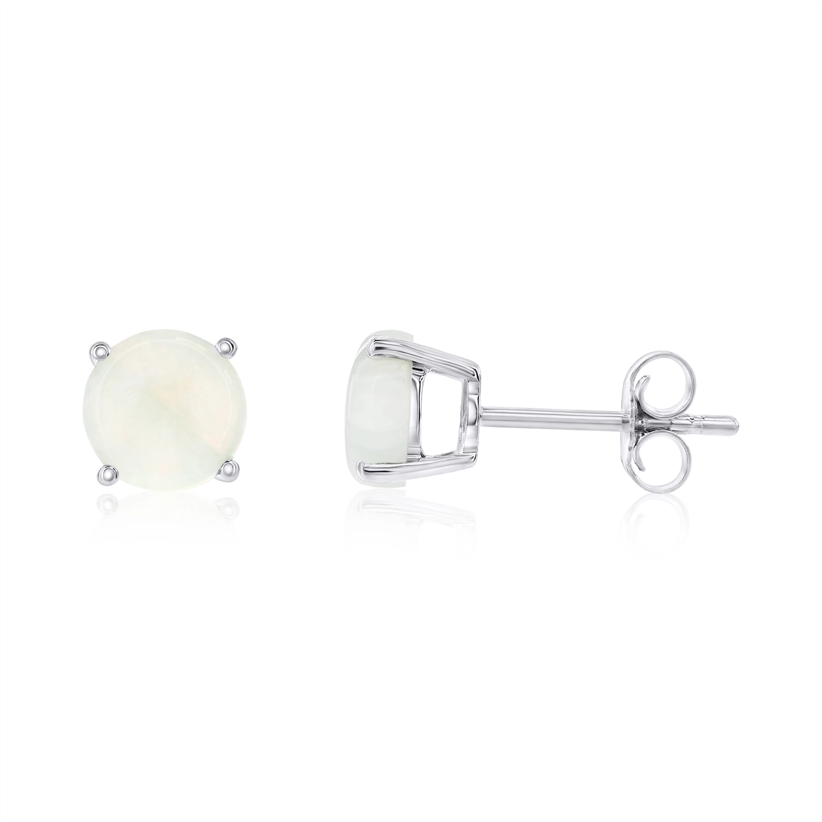 Earrings Earrings in White Gold containing Opal 450312