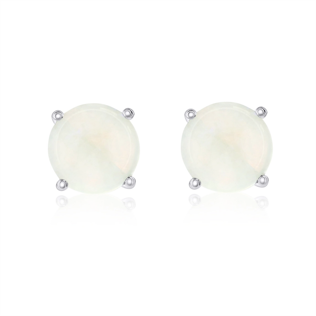 Earrings Earrings in White Gold containing Opal 450312