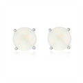 Earrings Earrings in White Gold containing Opal 450312