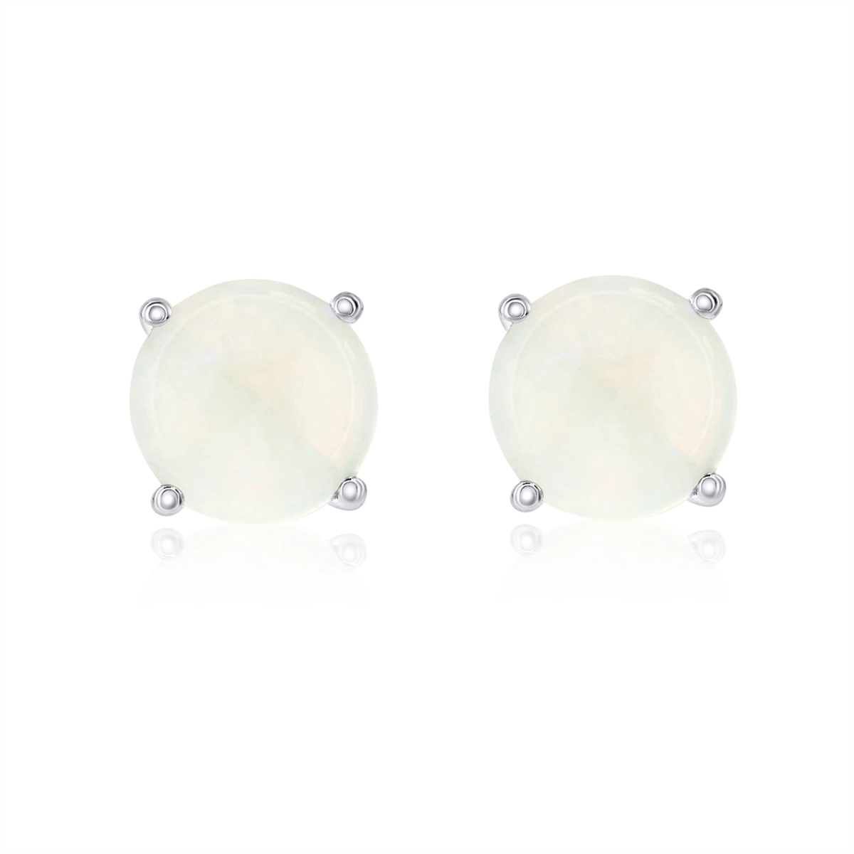 Earrings Earrings in White Gold containing Opal 450312