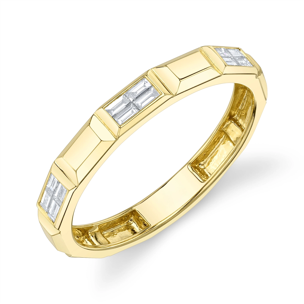 Wedding Bands Wedding Rings in Yellow Gold containing Diamond 450328