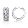 Earrings Earrings in White Gold containing Diamond 450332