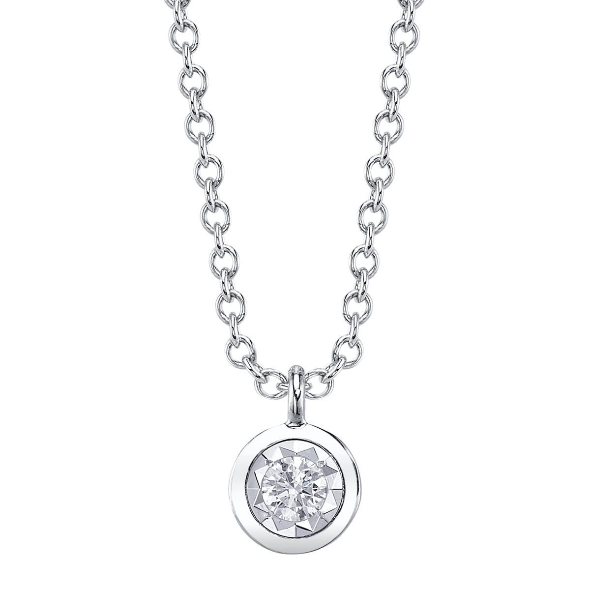 Necklaces Necklaces in White Gold containing Diamond 450334